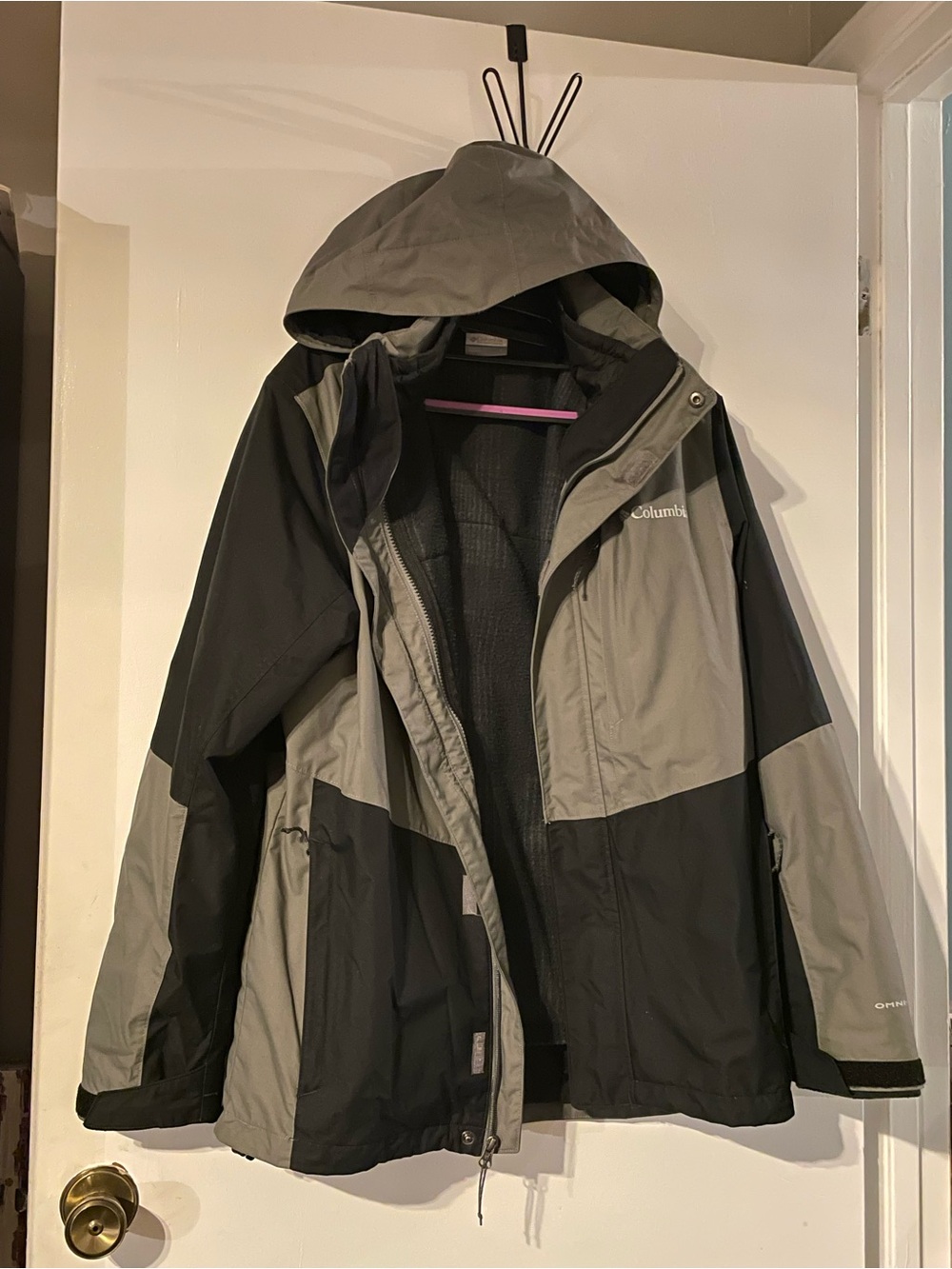 Columbia Men's interchange 3-in-1 jacket, sz S